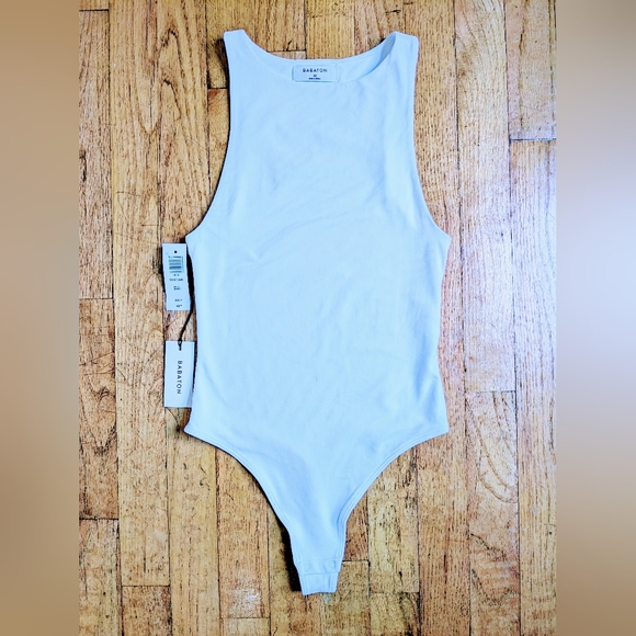 NWT Aritzia Babaton White 90's Contour Bodysuit XS - Picture 3 of 3